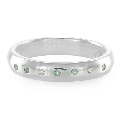 Zilveren ring met alexandrieten