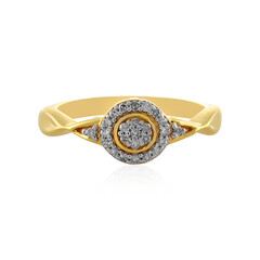 Zilveren ring met I2 (I) Diamanten