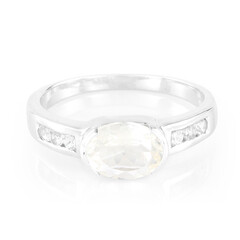 Zilveren ring met een Orthoklaas