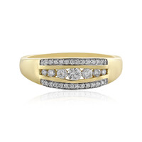 Gouden ring met een Loepzuivere (F) Diamant (LUCENT DIAMONDS)