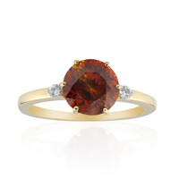 Gouden ring met een sfaleriet