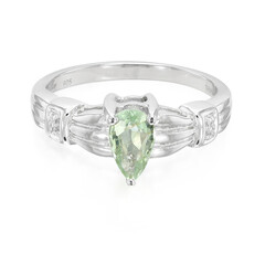 Zilveren ring met een Paraiba toermalijn