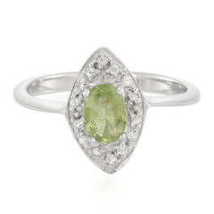 Zilveren ring met een Paraiba toermalijn