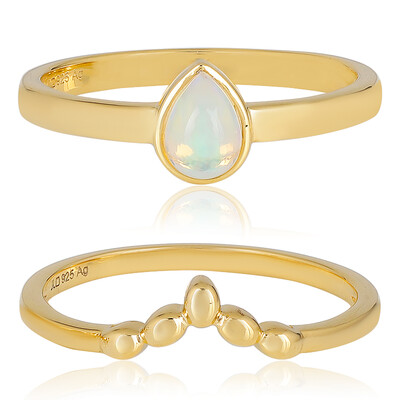 Zilveren ring met een Welo-opaal