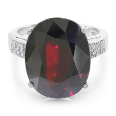 Gouden ring met een spessartien (AMAYANI)