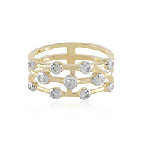 Gouden ring met SI1 (H) Diamanten