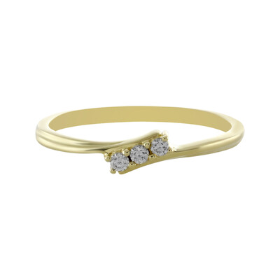 Gouden ring met Loepzuivere (F) Diamanten (LUCENT DIAMONDS)