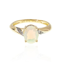 Gouden ring met een AAA Welo-opaal (de Melo)