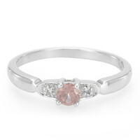 Zilveren ring met een Malaya granaat