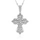 Zilveren halsketting met zirkonen (Dallas Prince Designs)
