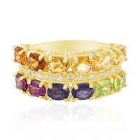 Zilveren ring met peridoots