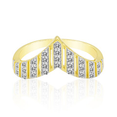 Gouden ring met Diamanten SI1 (G)