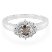 Zilveren ring met een Madagaskar kleurwissel granaat