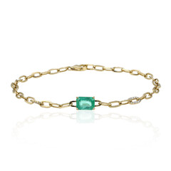 Gouden armband met een AAA Zambia smaragd (CIRARI)