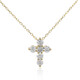 Gouden halsketting met I1 (H) Diamanten (CIRARI)