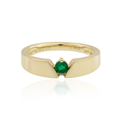 Gouden ring met een Muzo smaragd (de Melo)