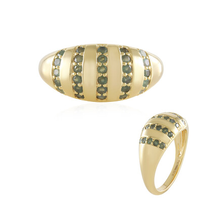 Zilveren ring met alexandrieten