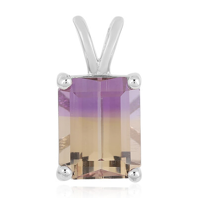 Zilveren hanger met een ametrien