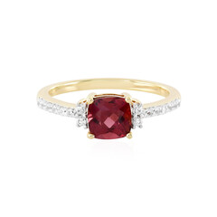 Zilveren ring met een Malawi Granaat