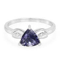 Zilveren ring met een Ceylon ioliet
