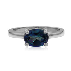 Zilveren ring met een Neptunus-topaas