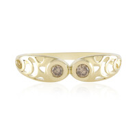 Gouden ring met I2 Champagne Diamanten (Ornaments by de Melo)