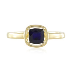 Zilveren ring met een Madagaskar Blauwe Saffier