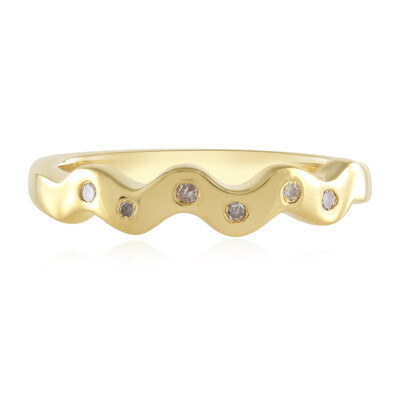 Zilveren ring met I2 (I) Diamanten