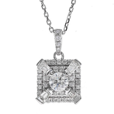 Gouden halsketting met een SI2 (H) Diamant (CIRARI)