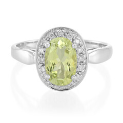 Gouden ring met een koper toermalijn