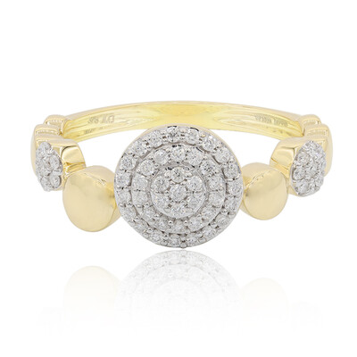 Gouden ring met Diamanten SI1 (G) (Annette)