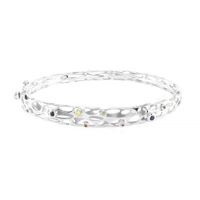 Gouden armband met een blauwe saffier (Ornaments by de Melo)