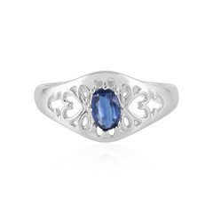Zilveren ring met een kyaniet