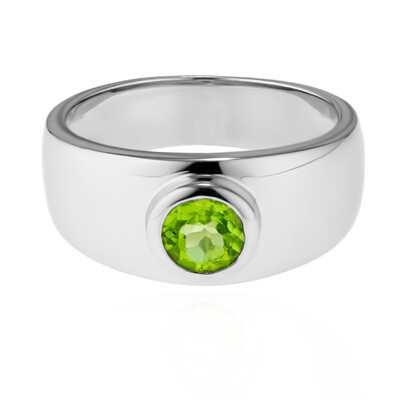 Zilveren ring met een Arizona-peridoot