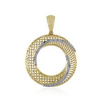 Gouden hanger met I4 (J) Diamanten (Ornaments by de Melo)