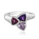 Zilveren ring met een rhodliet