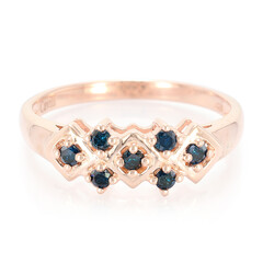 Zilveren ring met Fancy diamanten