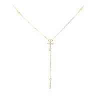 Gouden halsketting met SI2 (H) Diamanten (CIRARI)