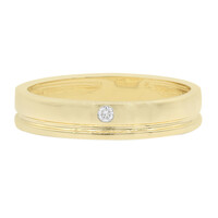 Gouden ring met een Diamant SI1 (G)