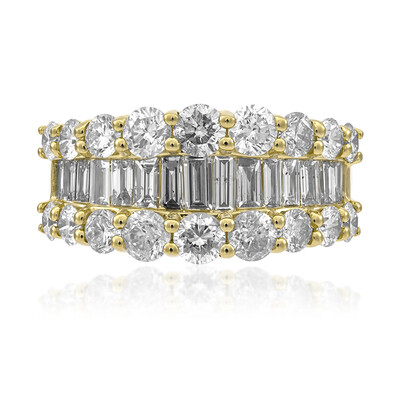 Gouden ring met SI2 (H) Diamanten (CIRARI)