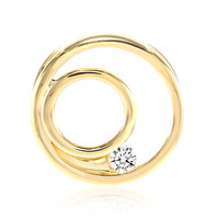 Gouden hanger met een VVS1 Diamant (E) (adamantes [!])
