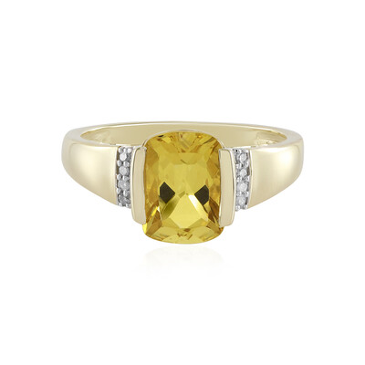 Gouden ring met een gouden beril