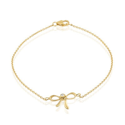 Zilveren armband met een zirkoon