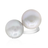 Zilveren ring met een Zilveren zoetwater kweekparel (TPC)