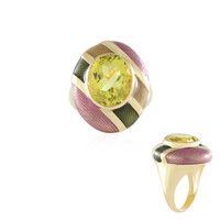 Zilveren ring met een Limoen Kwarts (Adela Silber)