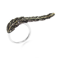 Zilveren ring met marcasieten