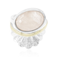 Zilveren ring met een morganiet
