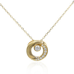 Gouden halsketting met een I1 (H) Diamant (CIRARI)