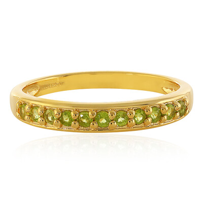 Zilveren ring met Capelinha sfeenkristallen