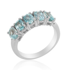 Zilveren ring met Ratanakiri zirkonen